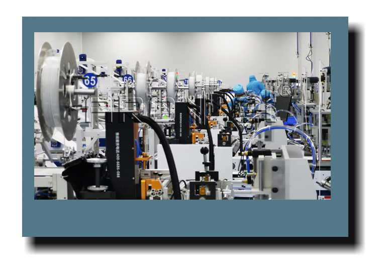 CA88UV喷码机与一次性口罩机组合生产线